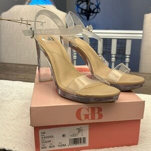 GB 2-Kool Clear Open Toe Shoe